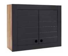 Welltime Hängeschrank »Columbia«, natur, wildeichefb./grau matt