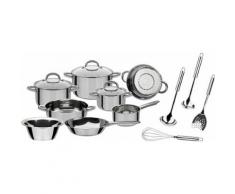 GSW Topf-Set, Edelstahl, 15-teilig, Induktion, »MONTREAL«, silberfarben, Unisex, silberfarben