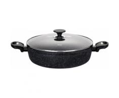 ELO Servierpfanne, Aluminium, Induktion, Ø 28 cm, »GRANIT EVOLUTION«, schwarz, Unisex, schwarz