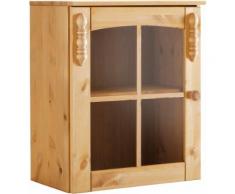 Hängevitrine »Sylt«, mit 1 Glastür, natur, gelaugt/geölt