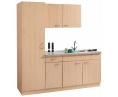 Küchenblock »Kiel«, Breite 190 cm, braun, Buchefarben