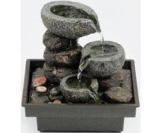 Zimmerbrunnen »Floating Stones«, grau, grau