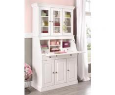 Sekretär, Home affaire, »Rosi«, Höhe 180 cm, weiß, weiß