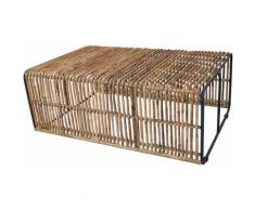 SIT Couchtisch »Rattan Vintage«, Maße (B/T/H): 120/80/45 cm, natur, natur