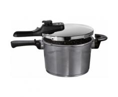 STONELINE®Schnellkochtopf, Aluguss, Induktion, Ø 22 cm, 5 Liter, grau, Unisex, grau/silberfarben