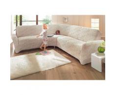 Sofahusse, Gaico, »Checks«, mit marmoriertem Effekt, natur, beige