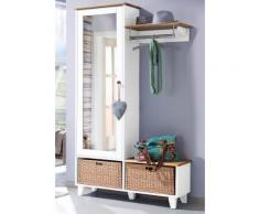 Home affaire Kompaktgarderobe »Tobago«, weiß, weiß