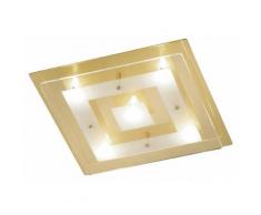 Honsel Leuchten LED-Deckenleuchte, 5flg., »Lamei«, goldfarben, Unisex, Metall, messing poliert