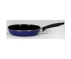 Krüger Bratpfanne, emaillierter Stahl, Induktion, blau, Unisex, blau/schwarz