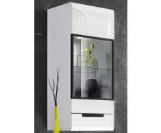 Hängevitrine, Breite 60 cm, weiß, weiß