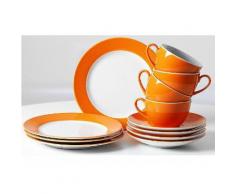 Kaffeeservice, Ritzenhoff & Breker (12tlg.), orange, Unisex, orange