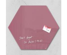 Sigel Glas-Magnettafel, rot, rot