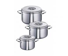 Schulte-Ufer® Topf-Set, Edelstahl, »Romana« (6tlg.), silberfarben, Unisex, silberfarben