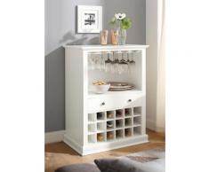 Home affaire Weinregal »Cross«, Breite 74 cm, weiß, weiß