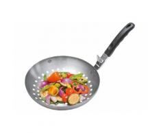 GEFU Gemüse-Wok BBQ, silberfarben, Unisex, silberfarben