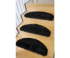 Stufenmatte, Living Line, »Loredo«, Hochflor, 15 Stück, schwarz, schwarz