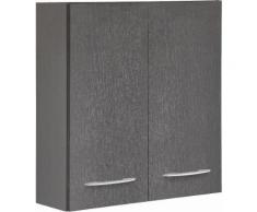 Held Möbel Hängeschrank »Portofino«, grau, grafit-grafit