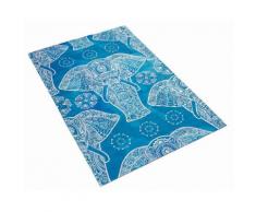 Kinderteppich, »Lovely Kids 411«, Böing Carpet, rechteckig, Höhe 6 mm, gedruckt, blau, blau