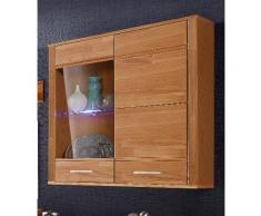 Hängevitrine »Sandra«, Breite 100 cm, braun, Eiche teilmassiv