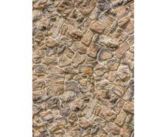 Komar, Vlies Fototapete »Muro«, 184/248 cm, Komar, braun, braun/grau