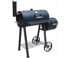EL FUEGO Smoker Holzkohlegrill, »Edmondton«, schwarz, Unisex, schwarz