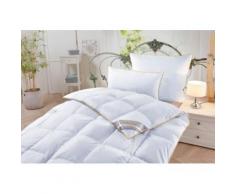 QUEENS Set: Daunenbettdecken Kopfkissen Queens First Class, weiß, First Class, 2x 135x200 2x 80x80 cm