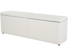 Schlafwelt Bettbank »Rumba«, Breite 184 cm, weiß, Sitzhöhe ca. 62 cm
