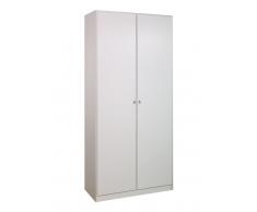 Rauch Kleiderschrank »P4You«, B/T/H 47 bzw. 91/41 bzw. 54/197 cm, H/T 197/41 cm, weiß, Breite 91 cm, 2-türig