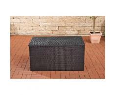 Auflagenbox, Kissenbox, Gartentruhe M, Polyrattan ~ Variantenangebot