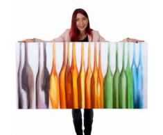 Ölgemälde Flaschen, 100% handgemaltes Wandbild Gemälde XL, 135x70cm ~ Variantenangebot