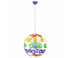 Deckenleuchte MW229, Pendelleuchte Hängeleuchte Deckenlampe, Kinderzimmer, 5-flammig, Ø=40cm ~ Variantenangebot