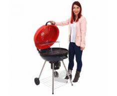 Kugelgrill El Paso, Holzkohle-Grill, Ø 54cm Grillfläche Aschebehälter Warmhalterost ~ Variantenangebot