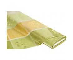 Tischwäsche-Jacquard "Frühlings-Patchwork", grün/gelb