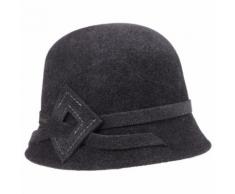Rina Haarfilz Velours Glocke by Seeberger, grau One Size