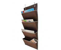 Bekith Magazinboard, Hängeorganizer, Stoffregal, Zeitungshalter