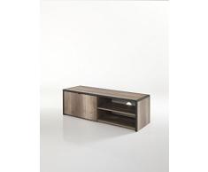 TV Schrank Tim mit 1 Tür, 122 x 38 x 42 cm, Eiche San Remo Nachbildung