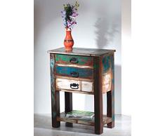 SIT-Möbel 9156-98 Telefontisch, 3 Schubladen, 1 Ablageboden, 60 x 32 x 79 cm
