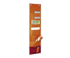 reisenthel Magazinboard, Hängeorganizer, Stoffregal, Zeitungshalter, carrot-red / orange-rot, NC2012