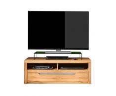 trendteam ZO31665 TV Möbel Lowboard, BxHxT 123 x 43 x 50 cm, Korpus Kernbuche Nachbildung und Fronten in Kernbuche massiv