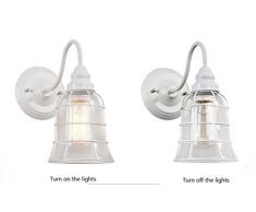 YHJ Wandlampe Wandleuchte / amerikanische Art einfache kreative Wandlampe / Farbenwandlampe vor Schlafzimmerspiegel ( Farbe : 2* )