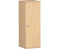 Geramöbel Drehtürenschrank mit Schloss 3 OH, Tür rechts gehängt, 1152x400x425, Buche
