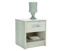 Demeyere 117118 Nachttisch Spanplatte, acacia, 43,4 x 42,1 x 48,8 cm