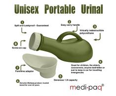 Unisex TRAGBARES URINAL – AuslaufSICHER – Drehverschluss – Toll für Kinder, Ältere, im Auto behalten während der Reise oder im Urlaub