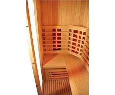 Infrarotkabine Lanzarote Infrarot Sauna in Hemlock für bis zu 3 Personen Wärmekabine Infrarotsauna
