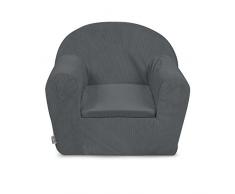 Jollein 028-528-64828 Kindersessel kordsant, grau