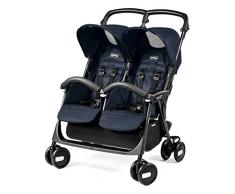 Peg Perego DASTA1MNAV Zwillingsbuggy Aria Shopper Twin, mod navy