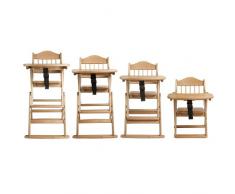 Safetots Klapp-Hochstuhl Natur Holz