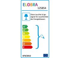 Elobra Kinderlampe Deckenleuchte Palme mit Löwe, Kinderzimmer Holz, grün/braun, A++