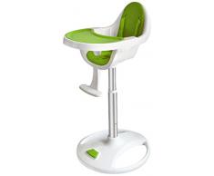 Bebe Style PSDH72G Modern 360 Schwenker Kinderhochstuhl Multi Höhe Kinderhochstuhl, grün
