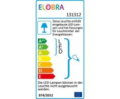 Elobra Kinderlampe Deckenleuchte Wildnis Dschungel mit LED Nachtlicht, Kinderzimmer, Holz, grün, A++